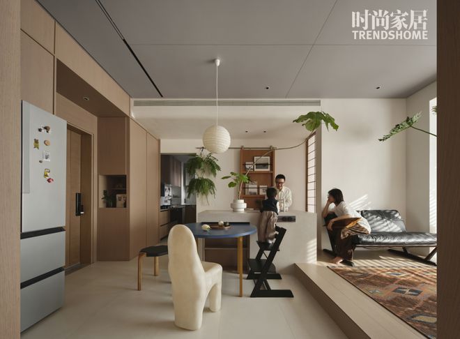 3m²全屋打通采光翻倍不要太舒服～AG旗舰厅网站首页南京夫妻俩的9(图3)