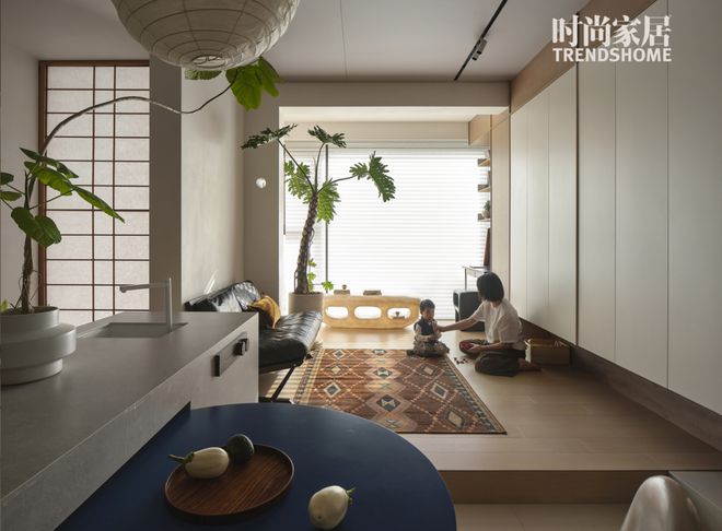 3m²全屋打通采光翻倍不要太舒服～AG旗舰厅网站首页南京夫妻俩的9(图27)