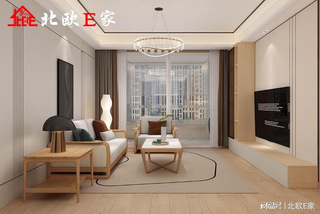 丨专属于150㎡的简约浪漫AG旗舰厅娱乐平台北欧E家
