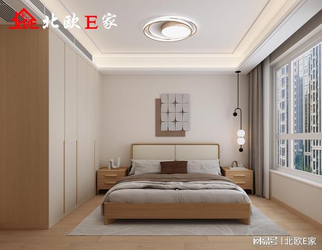 丨专属于150㎡的简约浪漫AG旗舰厅娱乐平台北欧E家(图4)
