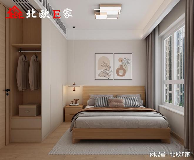 丨专属于150㎡的简约浪漫AG旗舰厅娱乐平台北欧E家(图8)